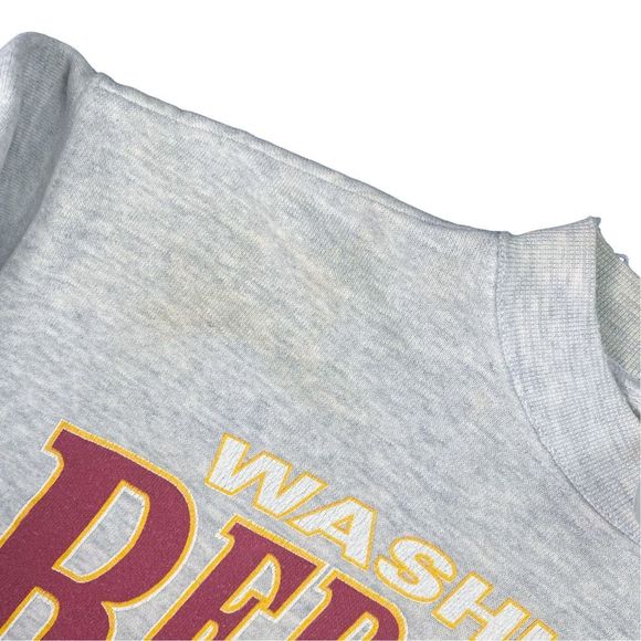 Vintage 90’s Washington Redskins Crew Neck Pullover - Thrashed - Picture 6 of 8